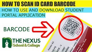 Student Portal Application  Download and Use  How to Scan ID Card BarCode [upl. by Atok]