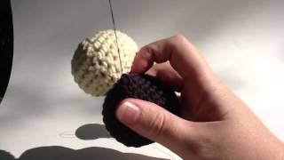 Finishing Amigurumi Stitching Pieces Together [upl. by Ledah]