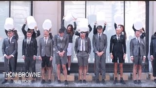 Thom Browne accepts the ALS Ice Bucket Challenge [upl. by Lehcnom]