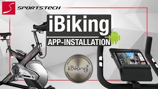 SPORTSTECH SX200 SX400 SX500 iBiking App installation und Verbindung [upl. by Norvol]