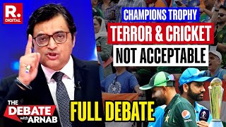 Debate With Arnab ICC Blocks Paks Attempt To Provoke Bharat Under Champions Trophy Garb [upl. by Annis]