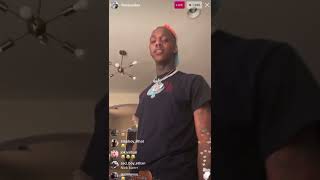 King Von trolling Famous Dex when Duck died 😈 [upl. by Neerehs]