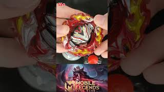 Cecilion quotCrimson Wingsquot Collector Skin Mobile Legends Beyblade Burst Combo shorts [upl. by Nosac]