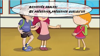 activités orales المستوى الأول Unité didactique 1 Mon école [upl. by Amye536]