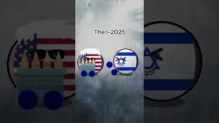 Americas Changing Relationships 2025 countryballs usa israel ukraine china [upl. by Nhguaved]