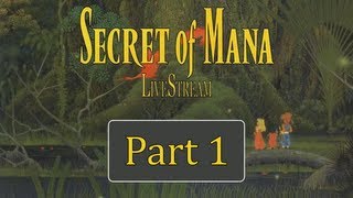 Secret of Mana 20th Anniversary Stream  Part 1 [upl. by Kresic]