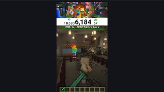 Attacking Bedrock Golem Challenge until I reach 10000 Subscribers｛DAY3｝ minecraft minecraftlive [upl. by Catton]