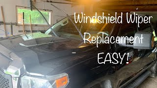 How to replace Windshield WIPER BLADES on Toyota Tundra [upl. by Bonacci]