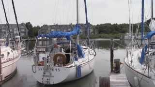 How to back your sailboat into a slip How to do it right [upl. by Llirrehs]