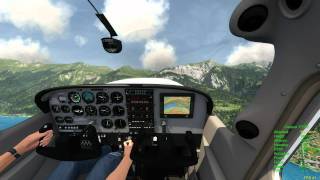 Aerofly FS simulator first Cessna 172 SP tests [upl. by Ahsenrat]