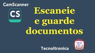 Como digitalizar documentos com o Canscanner [upl. by Sirromed]