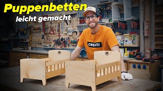 EInfach schnell und stabil DIY Puppenbetten [upl. by Valonia857]