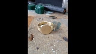 Making a Signet Ring [upl. by Ayahs]