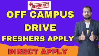 OFF Campus Drive  FRESHERS APPLY NOW  DIRECT APPLY Programmer Analyst [upl. by Saylor805]