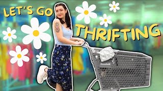 thrift with me FOR SPRING 🌼🦋🌱 [upl. by Eidolem]