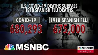 Covid Has Killed More Americans Than The 1918 Spanish Flu Epidemic [upl. by Laram]