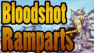 Borderlands 2 Bloodshot Ramparts All Challenges [upl. by Hewe]