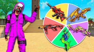 RULETA DE ARMAS EVOLUTIVAS 😰 JUEGO CON LA QUE SALGA ☠️ FREE FIRE [upl. by Irac]