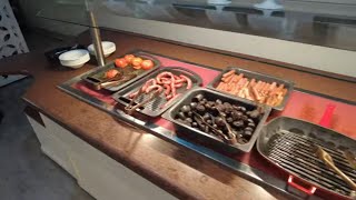 Breakfast at H10 Suites Lanzarote Gardens Hotel Costa Teguise [upl. by Sillek706]