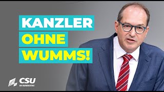 Alexander Dobrindt Kanzler ohne Wumms [upl. by Eustache44]