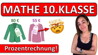 🚀🚀🚀 NEUE 10er PRÜFUNG 2024 für den HauptRealschulabschluss  10 Klasse Prozentrechnung [upl. by Fernas508]