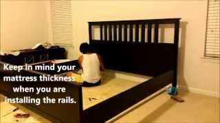 Assembling an IKEA HEMNES Bed [upl. by Reklaw583]