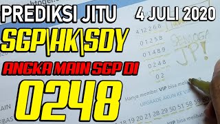 PREDIKSI TOGEL SGP HK SYDNEY HARI INI 4 JULI 2020  RUMUS AYAHTOGEL [upl. by Ornas499]