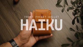 HAIKU  Front Pocket Wallet  WildWoven  Handcrafted Premium Leather Wallet Bangladesh [upl. by Amanda240]