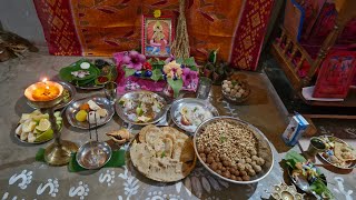 Lakhi pujo vlog  maa ar ami mile kibhabe pujo korlum [upl. by Brebner]