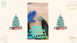 Shrink Wrapping Christmas Ornaments Bath Bombs [upl. by Emelyne]