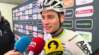 Mathieu van der Poel verwacht andere soort cross in Diegem “Het moet niet altijd alleen” [upl. by Malha838]