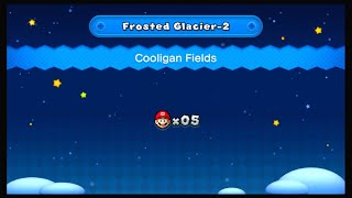 New Super Mario Bros U Deluxe Frosted Glacier2 Cooligan Feilds [upl. by Lombard]