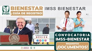 🚨 POSTULATE ➡️ IMSSBIENESTAR Bolsa de trabajo 2023 abren CONVOCATORIA Médicos Especialistas [upl. by Daniyal]