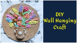 Wall Hanging Craft  Jute Rope Craft Ideas  DIY Craft [upl. by Herahab]