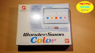 Bandai WonderSwan Color unboxing [upl. by Aissirac394]