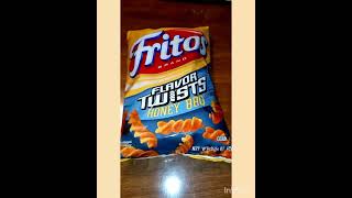 FritosFlavor Twists Honey BBQ 🧡💛🧡💛 yummy fritos honeybbq chips [upl. by Skurnik]