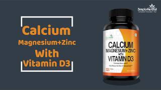 Calcium Magnesium and Zinc with Vitamin D3 amp B12 Support  Bone  Muscle  Joint amp Nerve Function [upl. by Zeb773]