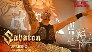 SABATON  Uprising Live  The Great Tour  Warsaw [upl. by Nalhsa]