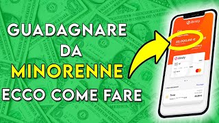 Guadagnare Centinaia di Euro da MINORENNE  Lavori Minorenni [upl. by Gabi379]