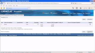 Oracle iProcurement ELearning [upl. by Aleuqahs911]