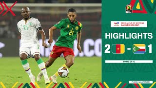 Cameroon 🆚 Comoros Highlights  TotalEnergiesAFCON2021 Round Of 16 [upl. by Nohsreg]