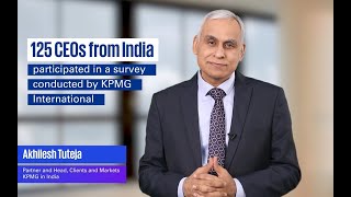 KPMG 2023 India CEO Outlook  Akhilesh Tuteja KPMG in India [upl. by Rosana]