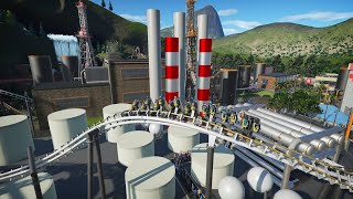 The Refinery  Planet Coaster [upl. by Iruy]