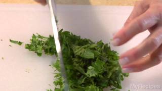 How To Mince Parsley [upl. by Oraneg5]