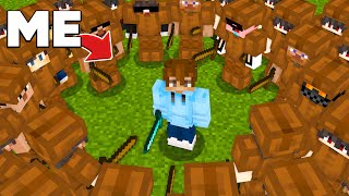 I Snuck Into a NOOB ONLY Minecraft Server [upl. by Zoi]