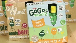 GoGo squeeZ All Natural Squeezable Applesauce [upl. by Clausen]