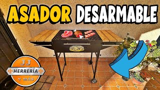 🥩 ASADOR DESMOMTABLE 🍖 JJ HERRERÍA Y MÁS [upl. by Acirem308]