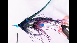 At The Vise With AFS  Winter Steelhead Barred Ostrich Tube Fly [upl. by Clothilde]