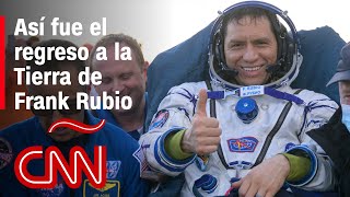 El astronauta Frank Rubio regresó a la Tierra después de 371 días en el espacio [upl. by Tubb711]