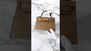 How Much Can You Fit Inside an Hermes Mini Kelly [upl. by Eizzo]